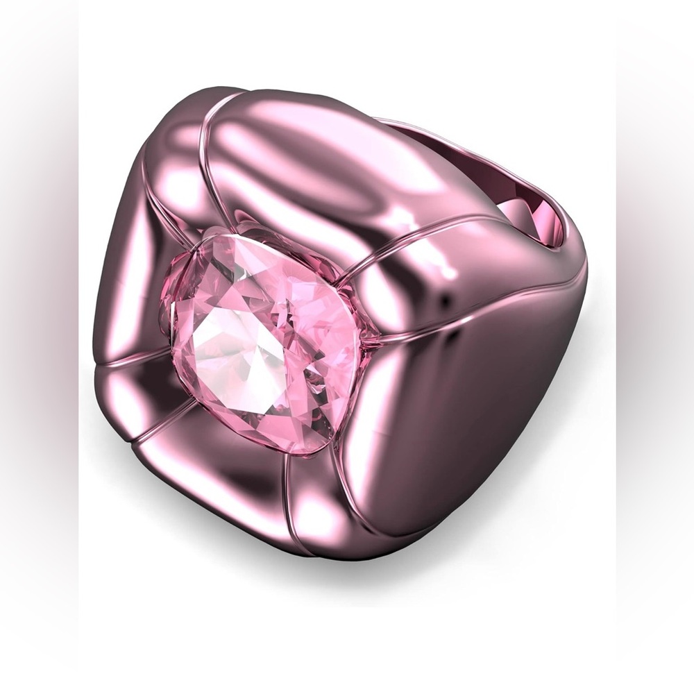 Swarovski Dulcis Cocktail Ring, Pink Size 55 (7)